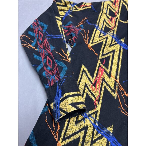 Wrangler Western Shirt Womens Size XL Aztec Pearl Snap Long Sleeve Button Down - Picture 14 of 16